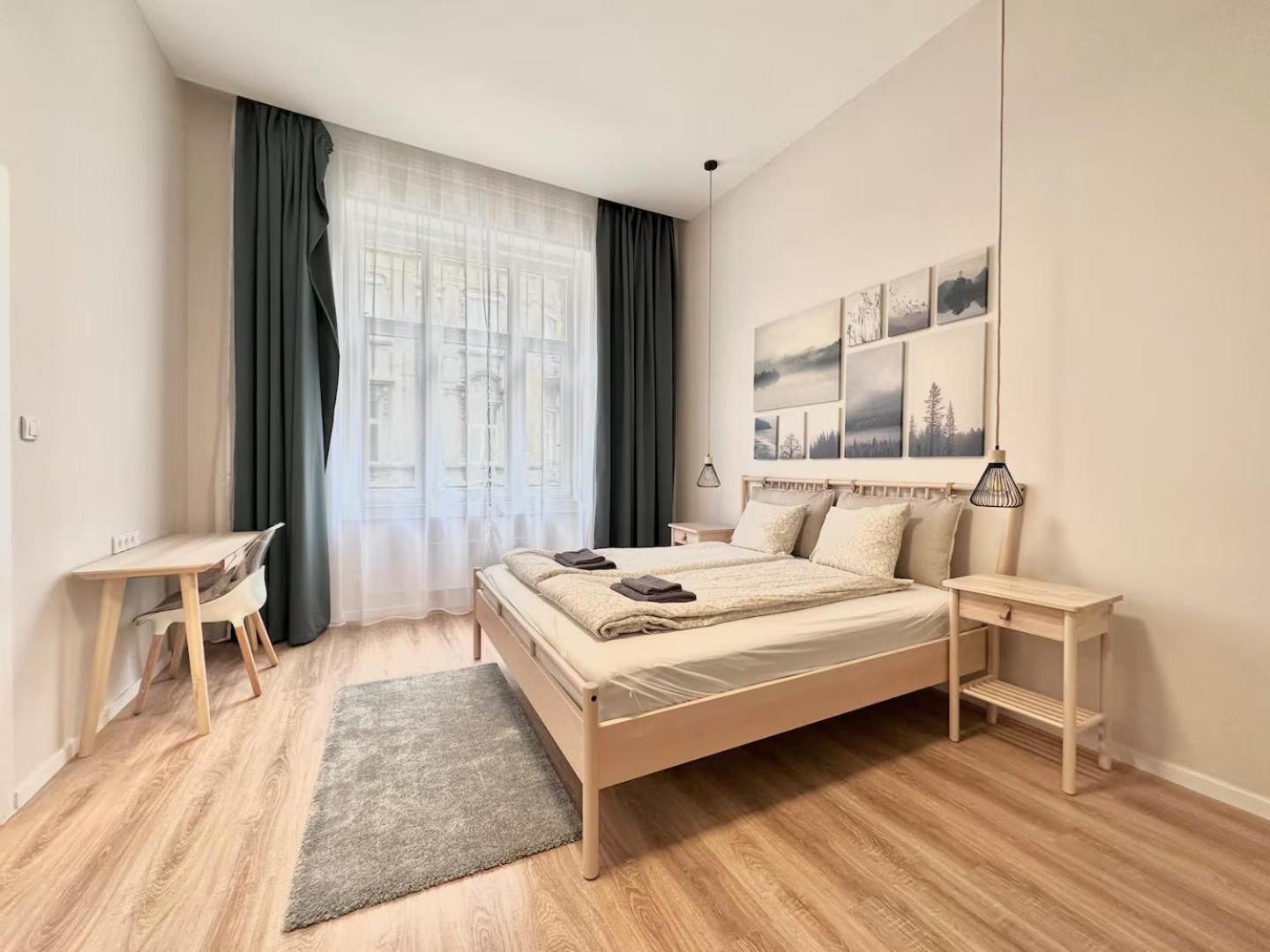 Center Bohemian Design With 6ppl Ac Wifi Budapest
