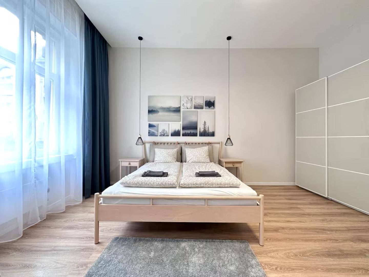 Apartment Center Bohemian Design With 6ppl Ac Wifi *